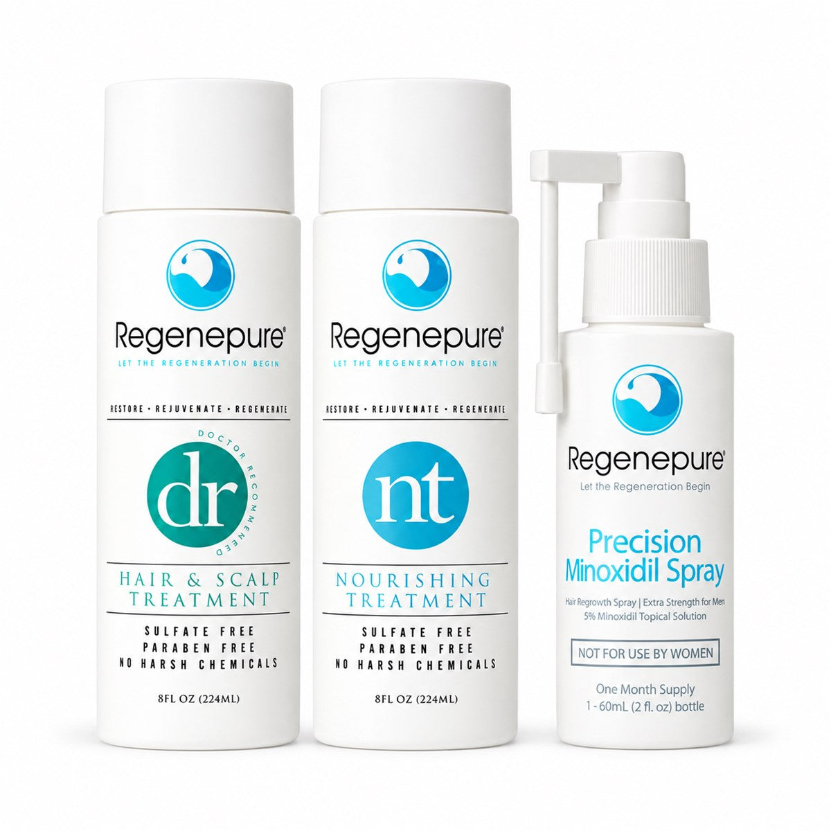 Regrowth Kit for Him (DR + NT + Minoxidil for Men)